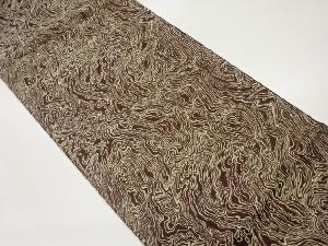 抽象模様織出し袋帯